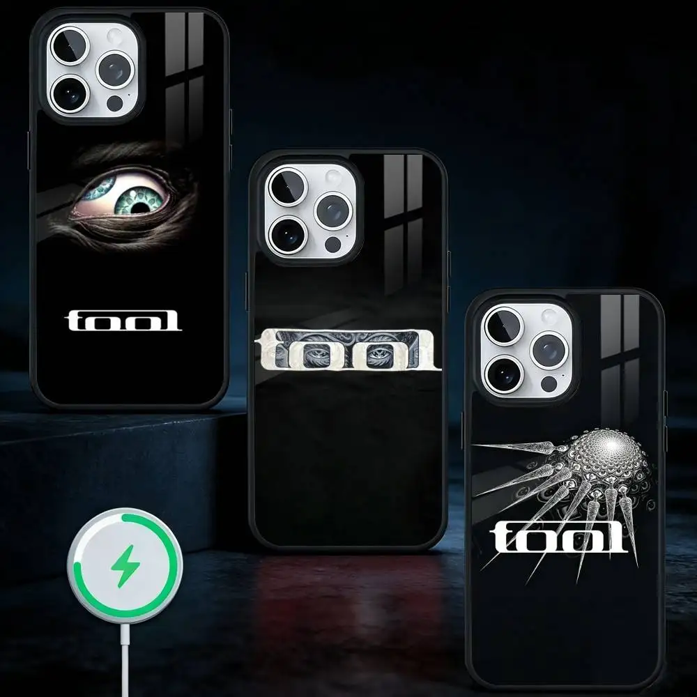 

Band T-Tool Schism Phone Case For iPhone17,16,15,14,13 Plus,Pro Max Magnetic For Magsafe Wireless Charging