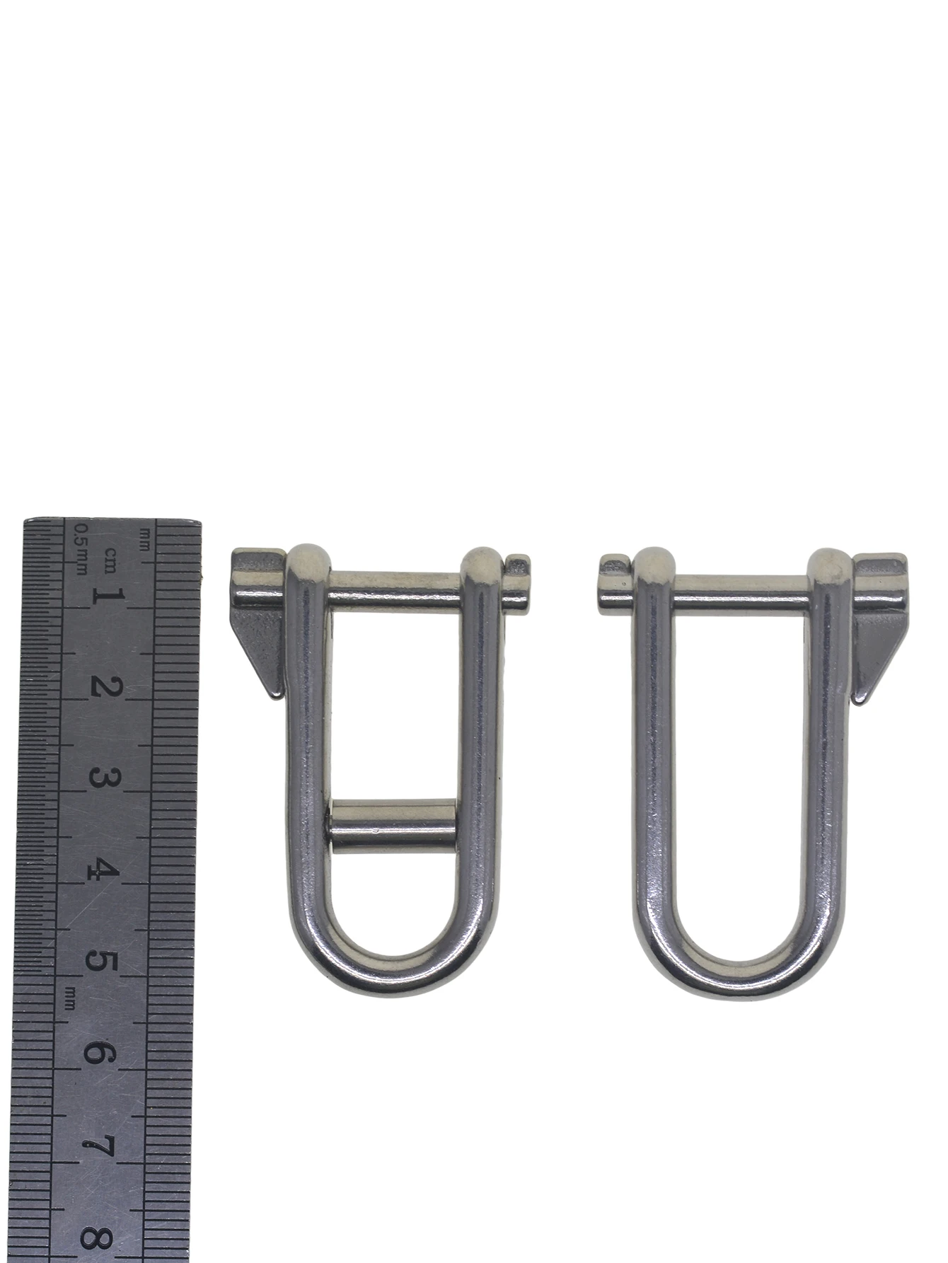 super strong  304 Stainless steel long swivel pin safety lock Shackle Joint link KeyChain surf ski boat marine DIY hardware - view 5