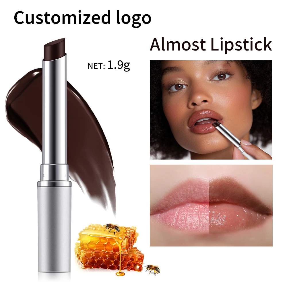 Op Maat Gemaakte Logo Zwarte Honing Lippenstift Hydraterende Zwarte Honing Zwarte Honing Lippenstift Honing Lippenstift Cosmetica Cosmetische Hulpmiddelen Lipst