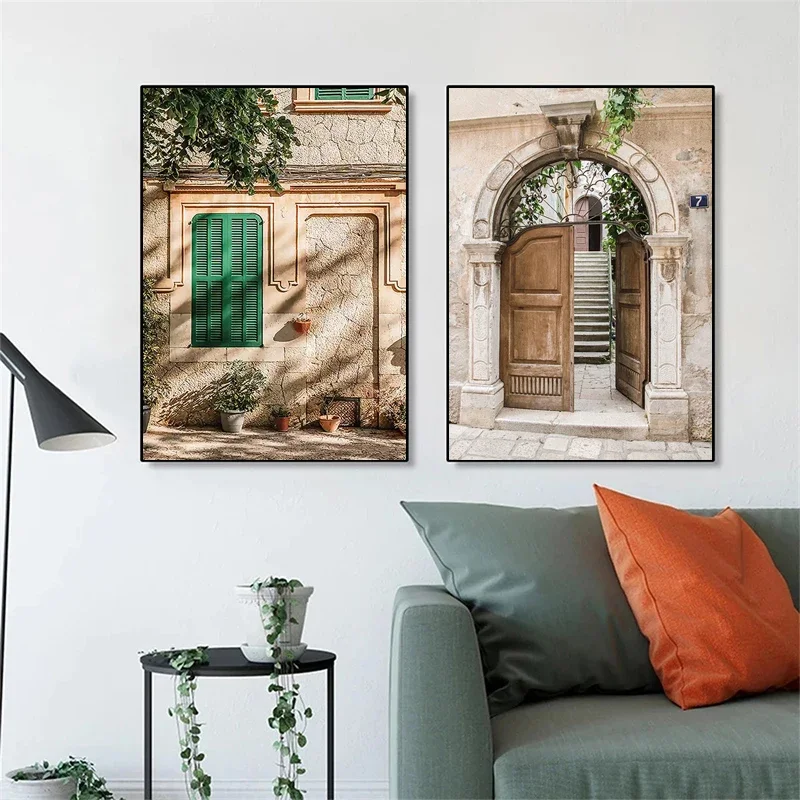 لا دولتشي فيتا الليمون البرتقال الحصاد المشارك يطبع المنزل تاون حديقة النباتات قماش اللوحة سيارة صورة جدار الفن ديكور داخلي