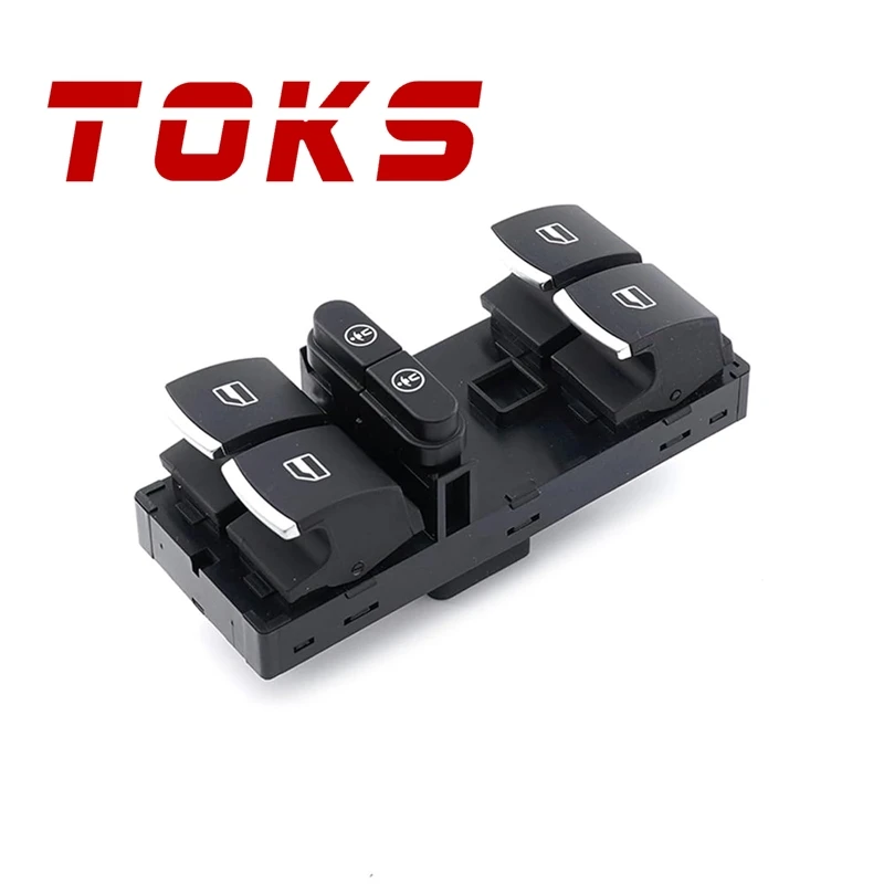 For VW Touareg Sharan For Seat Alhambra 2011 2012 2013 2014 2015 2016 Chrome Master Power Window Switch Button 7P6959857