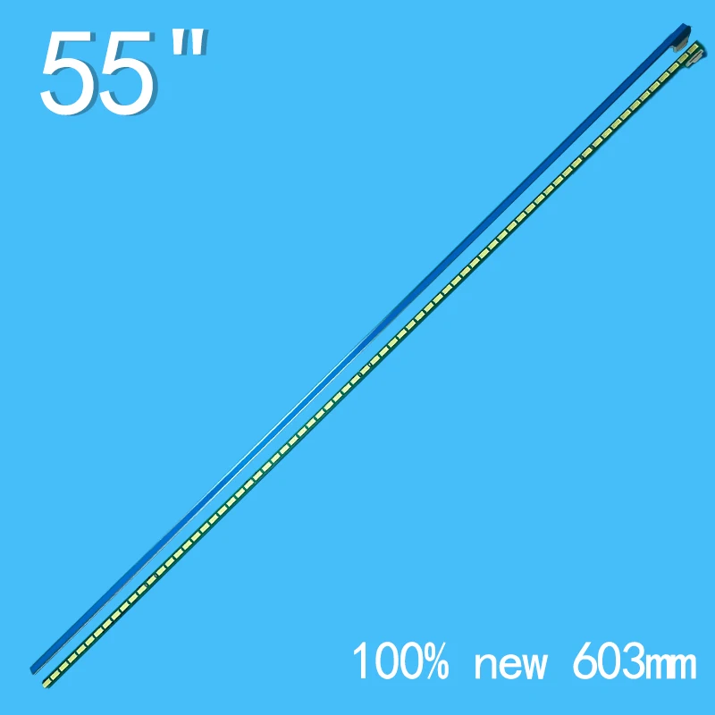 2Pcs 603mm For LG 55inch LED Backlight TV Strip 72Leds 3V&1W 55 V14 ART5 TV REV0.3 6916L1724A Tv Bar 55UB8300-CG