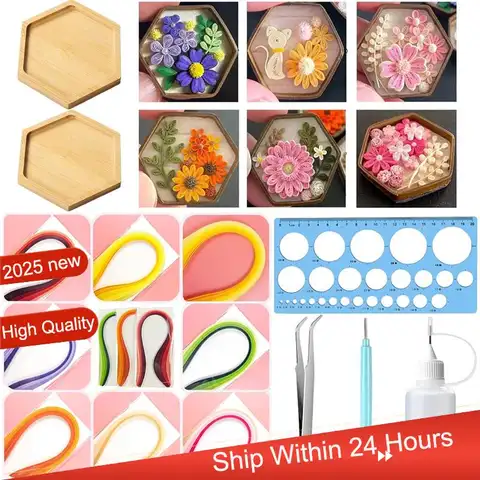 Quilling Kit Paper With 28 Colors 700 Strips 3MM Thickness 6 Pieces Tools Included~Jul.