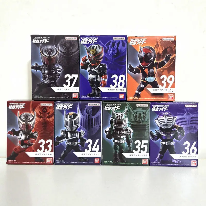 

Аутентичная аниме-фигурка Bandai Kamen Rider Shokugan Toys Fw Motion 6 Ryuki Knight Zolda Ouja Ryuga Hibiki Pvc Model Decorat Toys