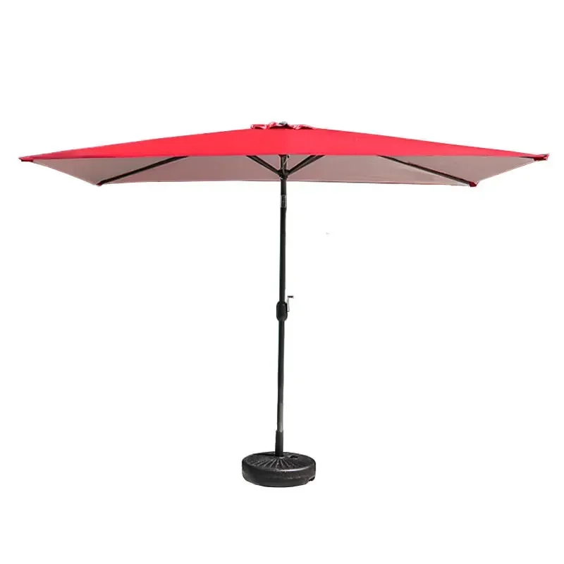 

Rectangle straight umbrella Outdoor parasol Leisure umbrella Central column umbrella Garden sunshade