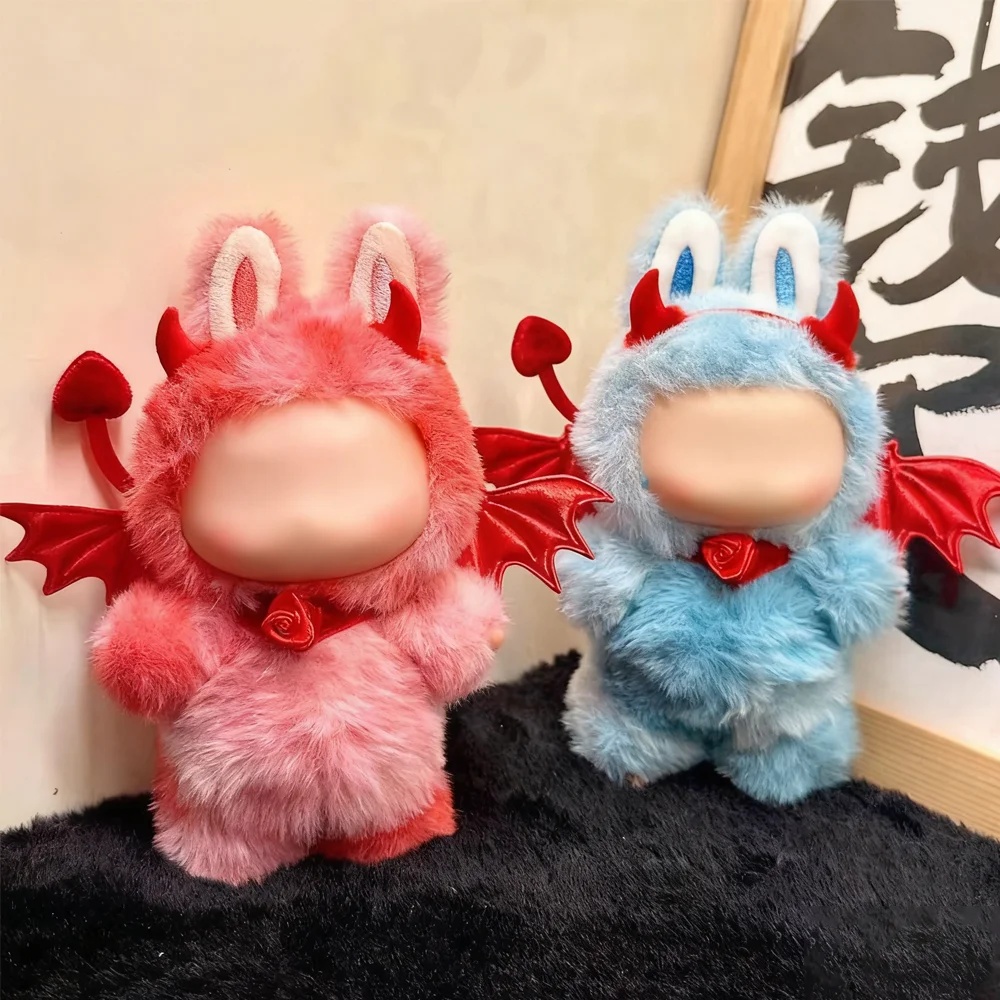 

Devil Wings For V1V2V3 Labubu Doll Clothes Accessories Halloween Doll Decoration Mini 17cm Toy Costumes Luxury Pendant Decor