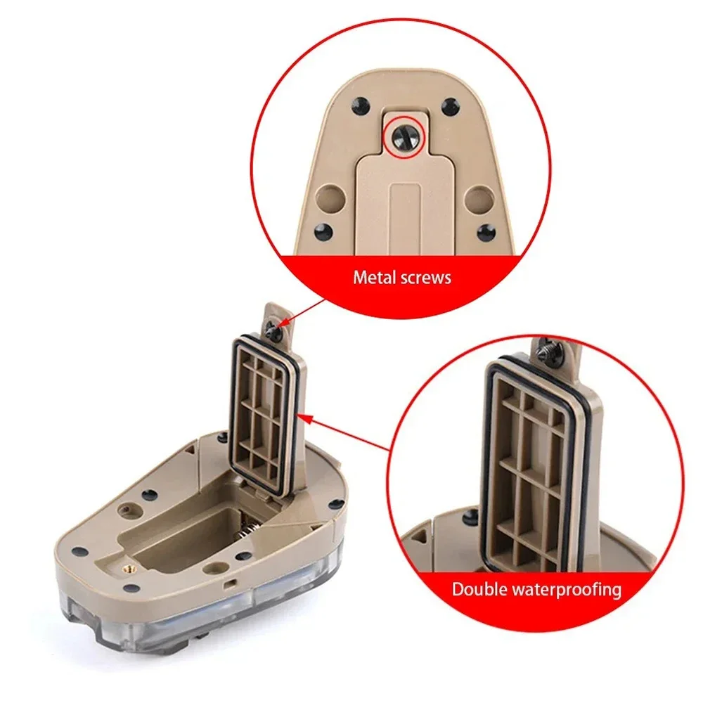 Tactical Helmet Lights Military Ladybug Strobe Mode Survival Beacon Night Vision Compatible Waterproof Outdoor Emergency Lamp