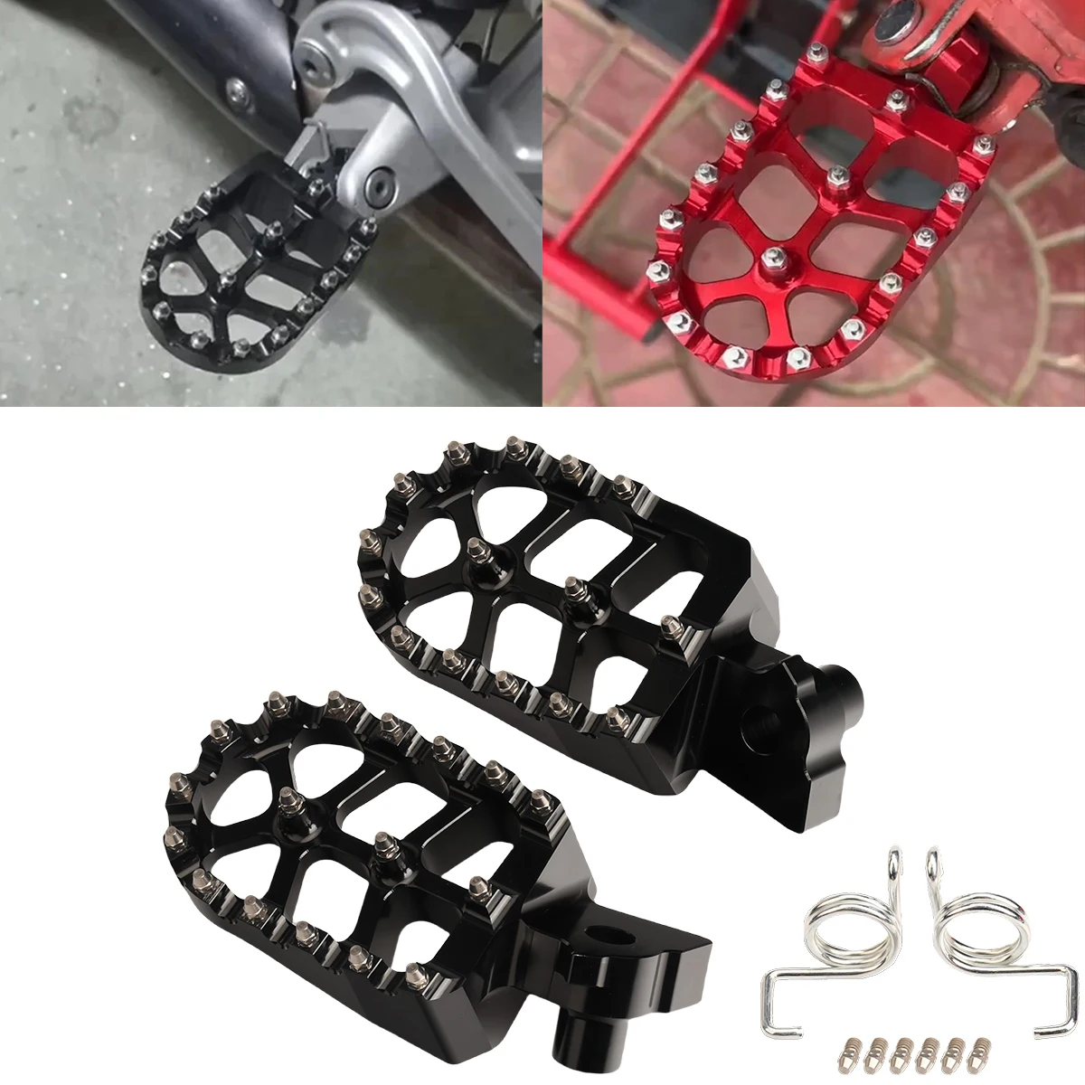 

Motorcycles CNC Aluminum Foot pegs Foot Rests For YAMAHA TENERE 700 XTZ 700 TENERE700 XTZ700 T700 2019 2020 2021 2022 2023 2024