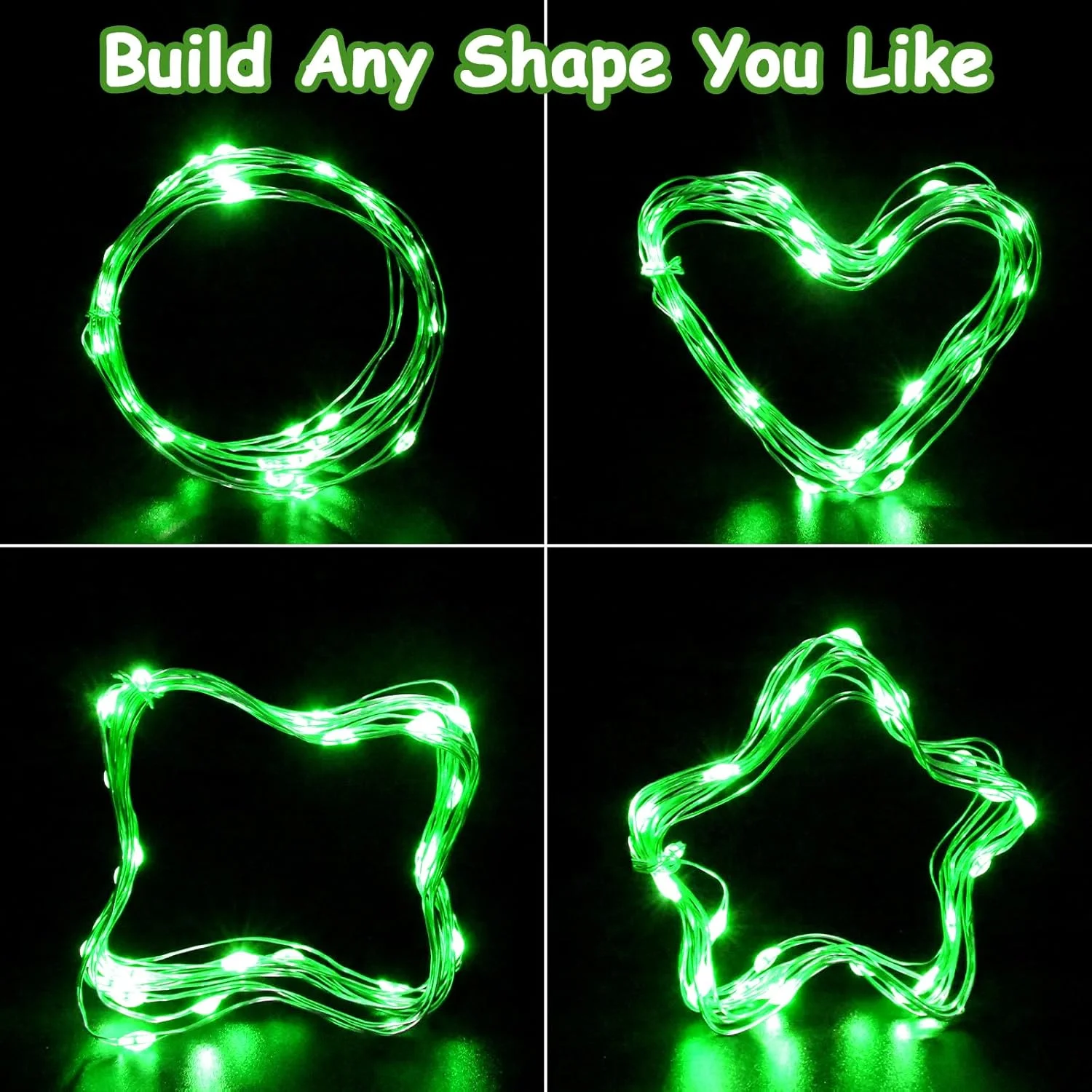 1PC 10/50/100 LED basato a batteria filo di rame lucine per la casa festa di nozze decorazione del festival