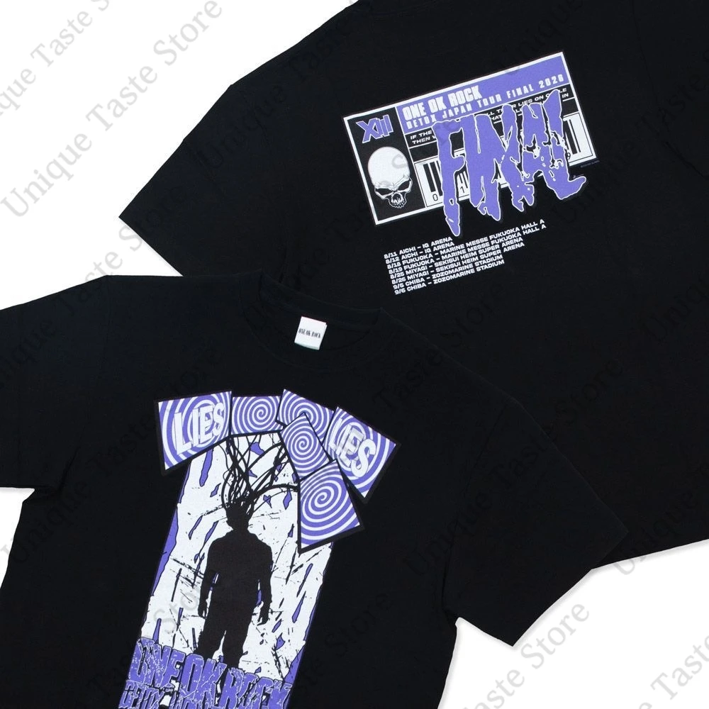‌ONE OK ROCK T Shirt DETOX JAPAN TOUR FINAL 2026 T-shirt Retro Print OOR Fans Clothes Women Men Summer Cotton Short Sleeve Tee
