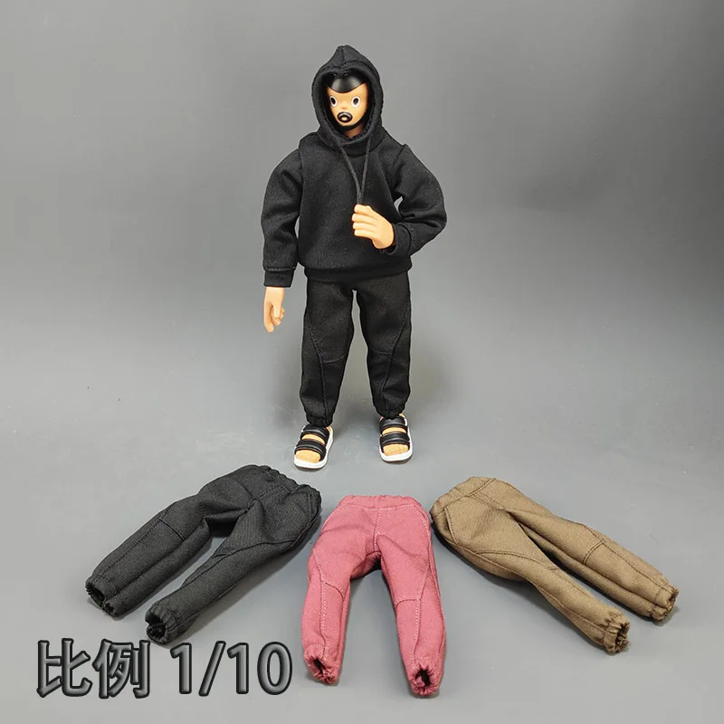 1/10 scale male doll clothing hoodie slacks suitable for 7 inch action figure body models