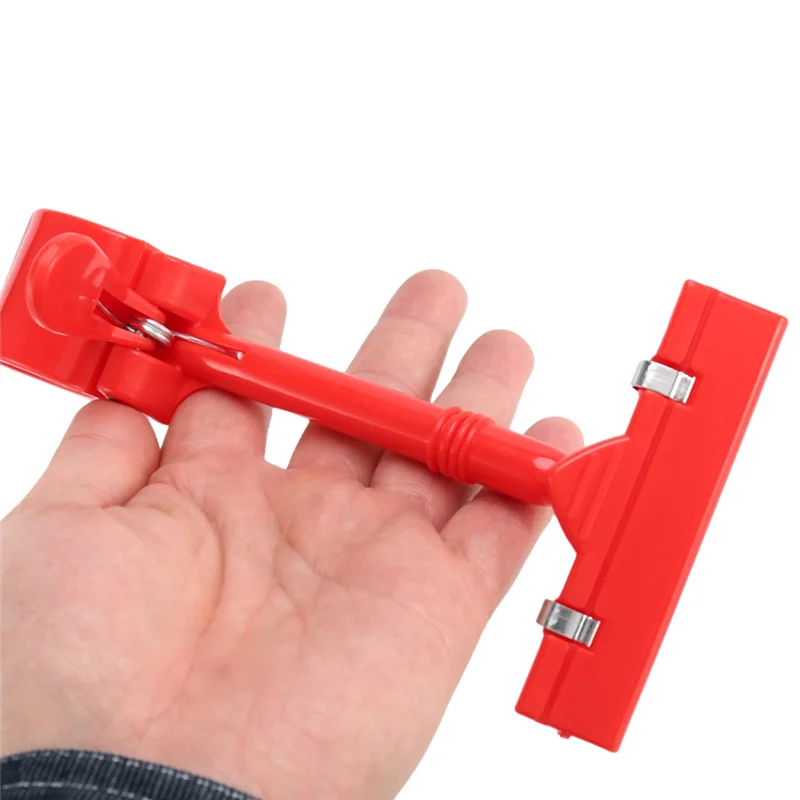 Imagem -04 - Pop Display Holder Clip Clamp Merchandise Card Price Tag Retail Sign Vermelho 10x