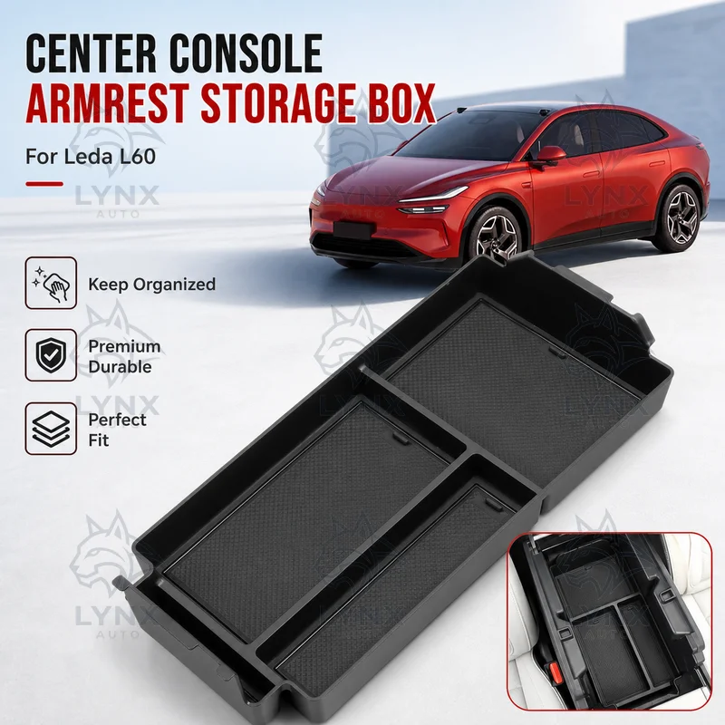 For Leda L60 Center Console Armrest Storage Box Car Accessories Interior Custom Modification Parts Vehicle Accessories
