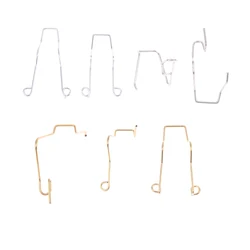 For Headlight Bulb H1 H3 H4 H7 Retaining Clip Circlip LED Wire Buckle Hook Iron Pressing Sheet General For Motorcycles