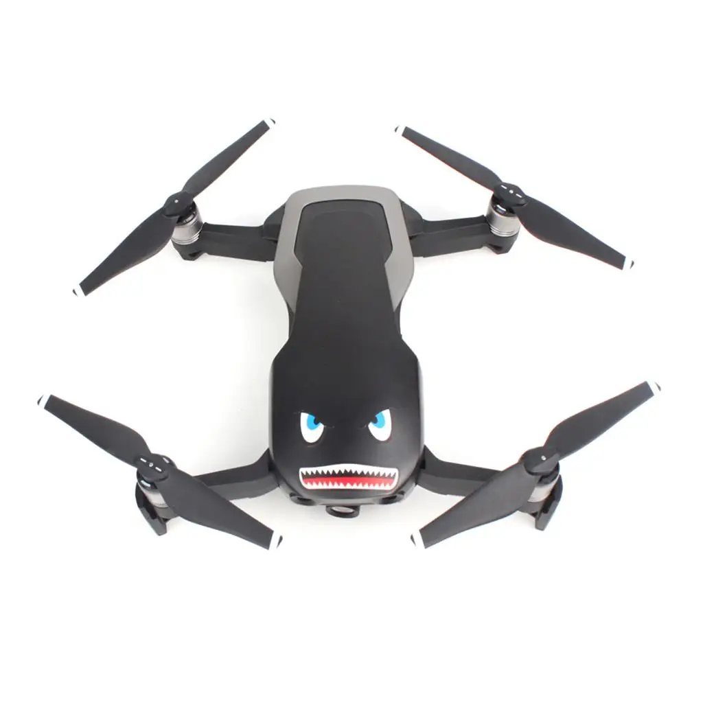 Quadcopter Sticker Skin Waterproof Adhesive Decal Shark Fashion Label for DJI Spark RC Body