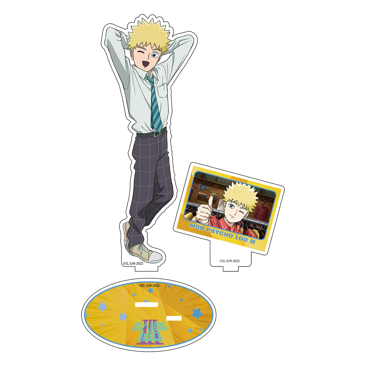 Anime Mob Psycho 100 Mobu Saiko Hyaku Hanazawa Teruki Reigen Arataka Kageyama Shigeo Ritsu Cosplay Acryl Staande Bord Cadeau