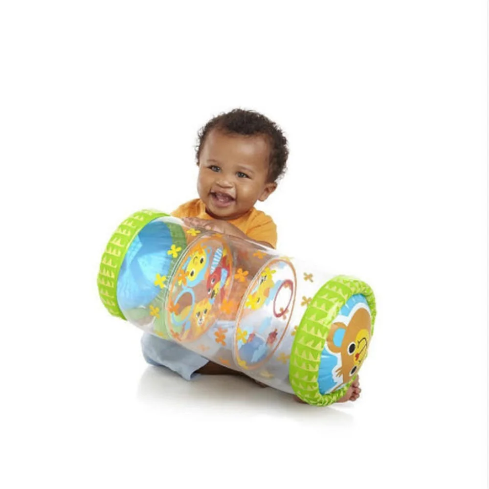 Marchette gonflable en PVC pour bébé, jouet pour apprendre à ramper avec clochette