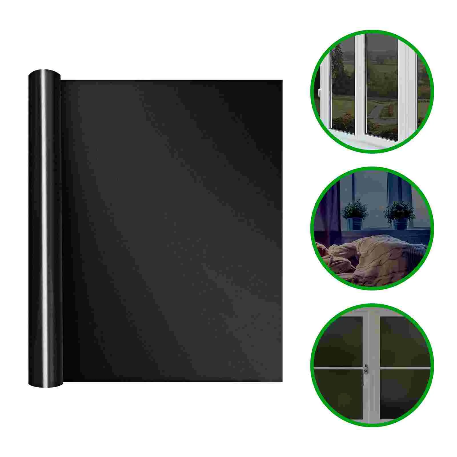 Light Reflecting Window Film Full Shading Pet Reflective Roll Privacy Black The