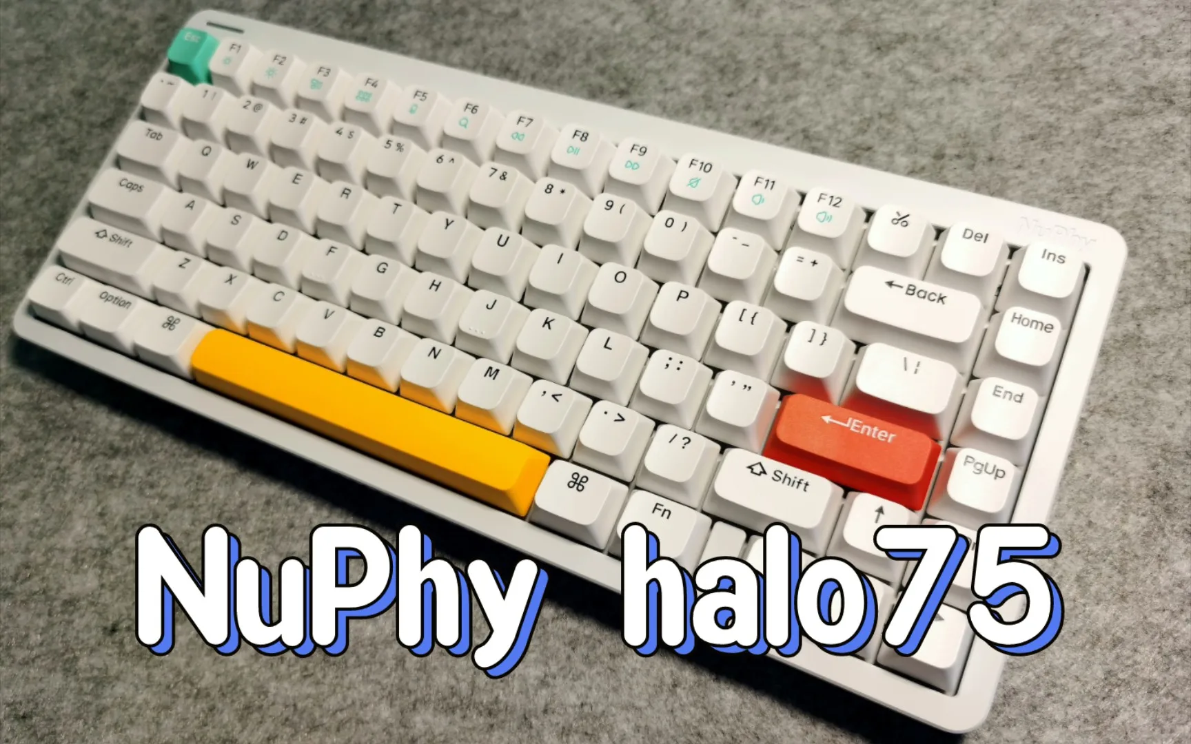 Nuphy Halo75 Bluetooth Wireless Hotswap Mechanical Keyboard Rgb Backlit Keyboard For Pc Laptop Compatible With Pc Win/ipad/mac