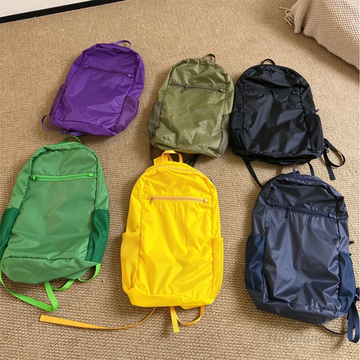 Mont-Bell 15L Lightweight Backpack Waterproof Nylon Outdoor Sports Commuting Casual Travel Daypack Japanese Style
