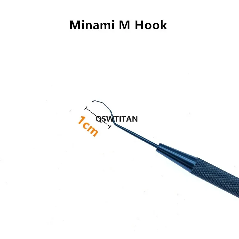 Minami M-Hook Titanium Chopper Splitter Ophthalmic Surgical Instruments