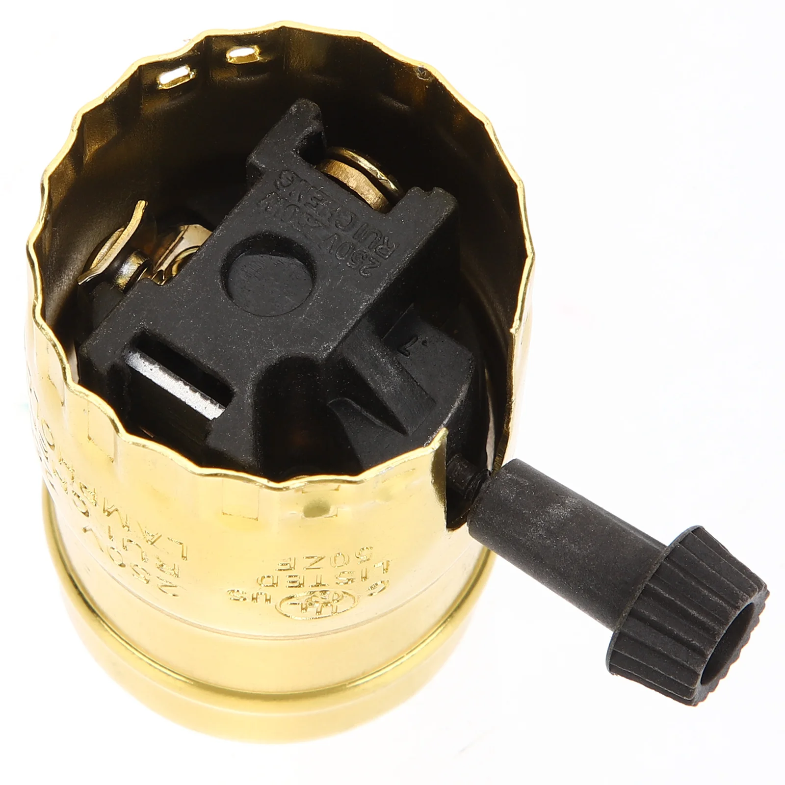 

4pcs Vintage Aluminum Lamp Holder E26/E27 Base For Ceiling Light Bulb Replacement Diy Lamp Repair Kit Bronze