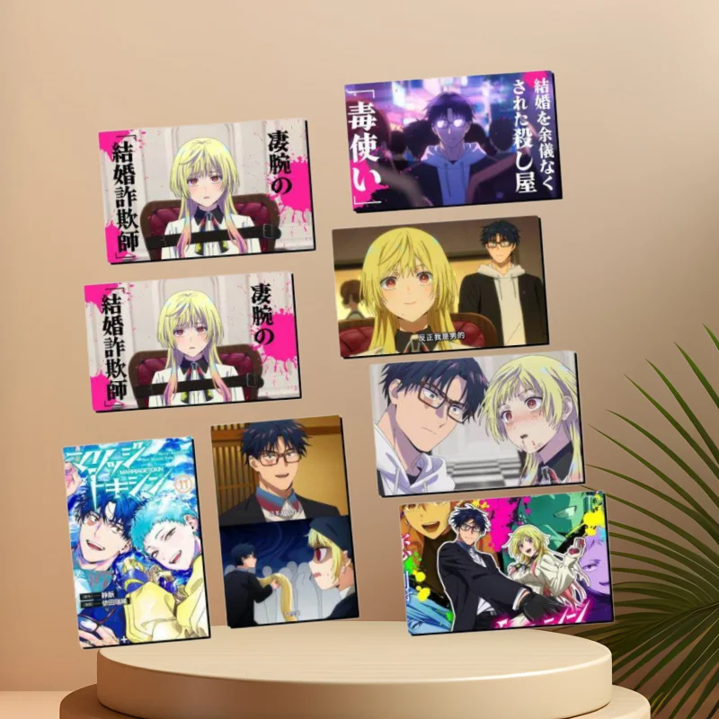 Marriage Toxin Hikaru Gero Mei Kiyosaki Aufkleber, hochwertiger Anime-2D-Cartoon-Druck für Schülerhefte und Desktop-Dekoration – Detail 5
