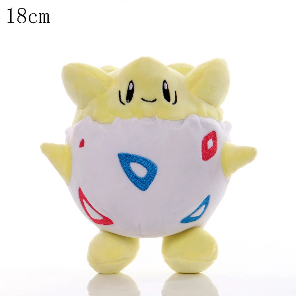 

17-25cm TAKARA TOMY Pokemon Togepi Plush Toys Doll Togepi Plush Soft Stuffed Animals Toys Gifts for Children Kids