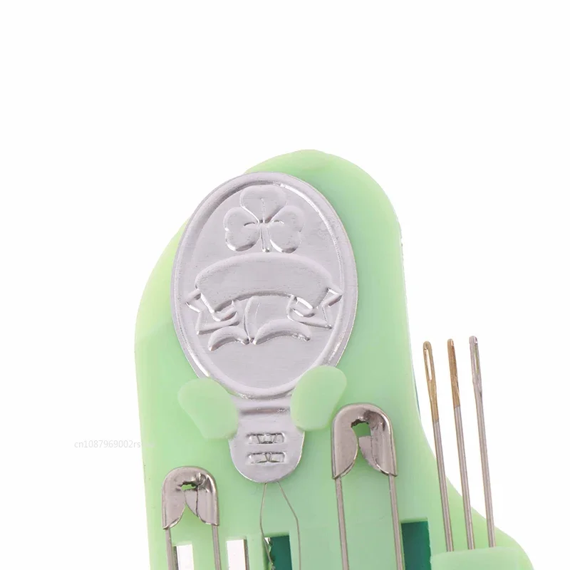 Portable Mini Travel Sewing Kit Home Sewing Thread Needle Embroidery Stitching Thimble Storage Box Handwork Tools DIY Craft