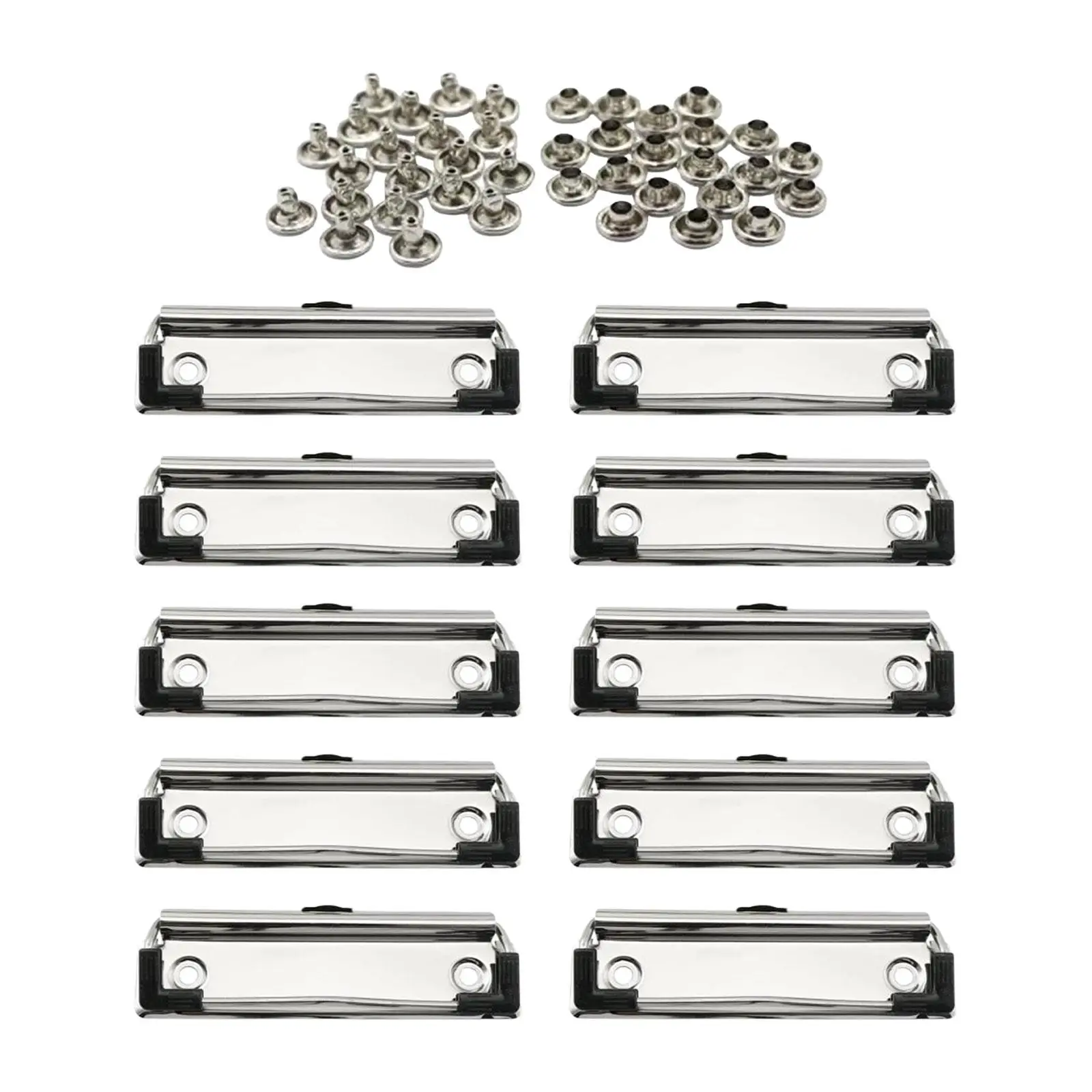 10 Stuks Klembord Klemmen Zware Veerbelaste Hardware Documentbord Clips Voor Dagelijks Gebruik Schoolbenodigdheden