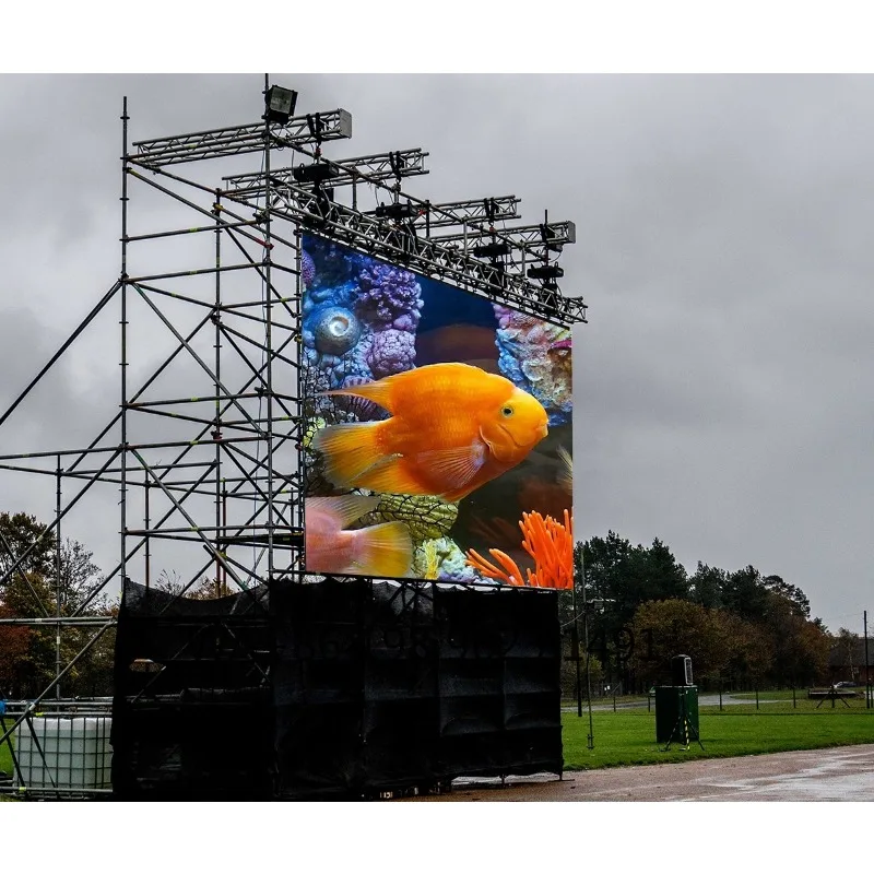 P2.604 Fine Pitch COB LED Screen IP65 Waterproof Outdoor Rental Full Color Video Display Board for Retail Store Commercial
