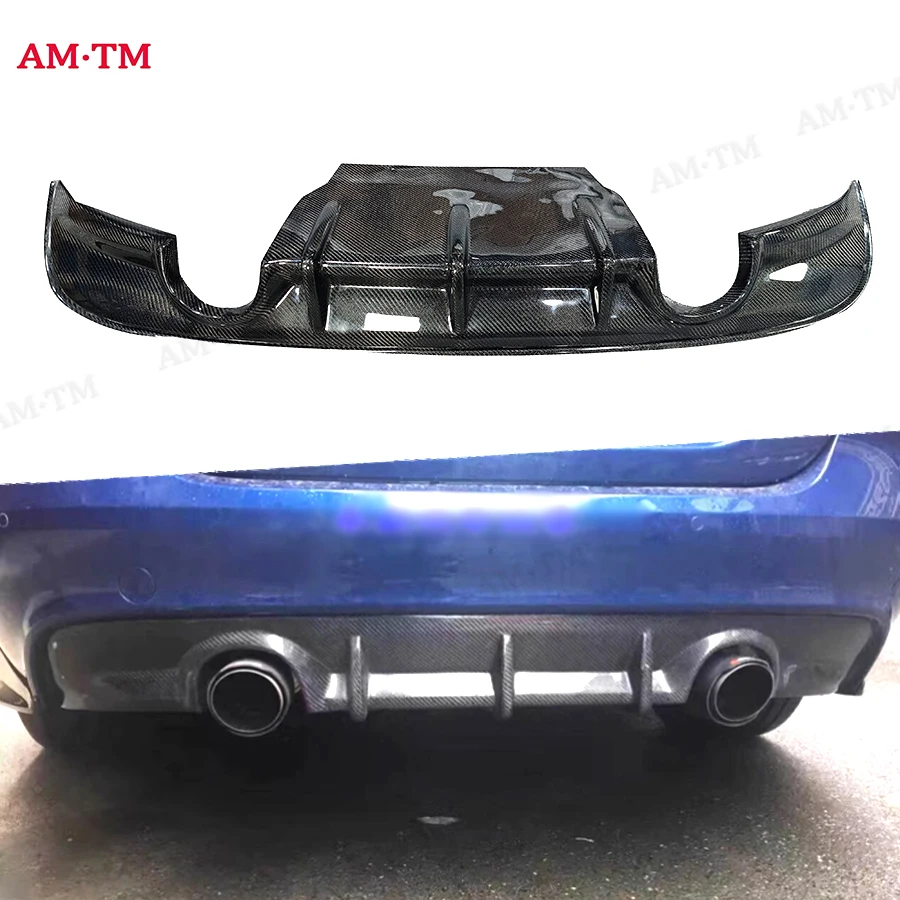 

For Jaguar XE XEL 2015-2020 High quality Carbon Fiber Car Rear Bumper Back lip Diffuser Rear Side Splitters Spoiler Lip