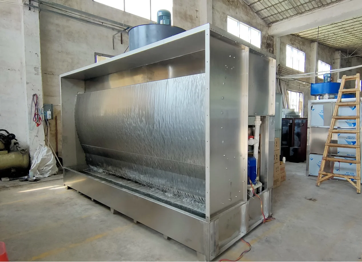 Cyclone Water Curtain Wet Spray Paint Booth Cabinet Spray Painting Rotary Table Water Curtain Spray Machine with CE