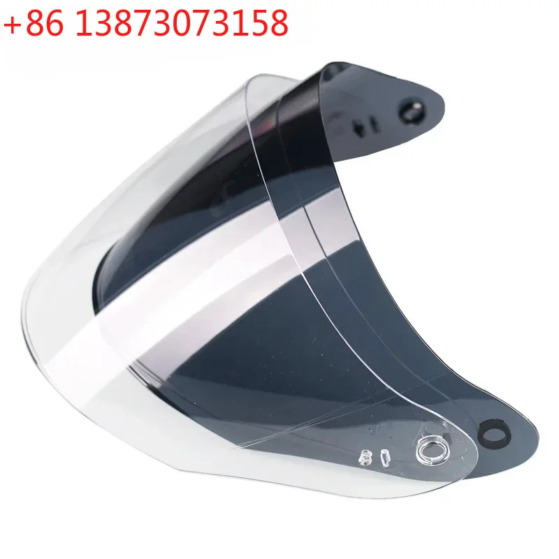 YEMA helmet lens 633S 639S 627 925/831s model original transparent anti fog black tea sunscreen helmet lens helmet accessories