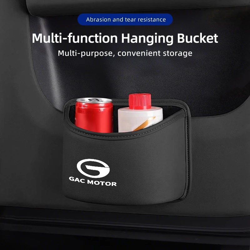 Car Door Storage Box Phone Pocket Hanging Organizer For GAC trumpchi GS3 GS4 GS5 GS8 Ga3 Ga4 Ga5 Ga6 Ga8 Gm6 Gm8 M8 M6 AION 5