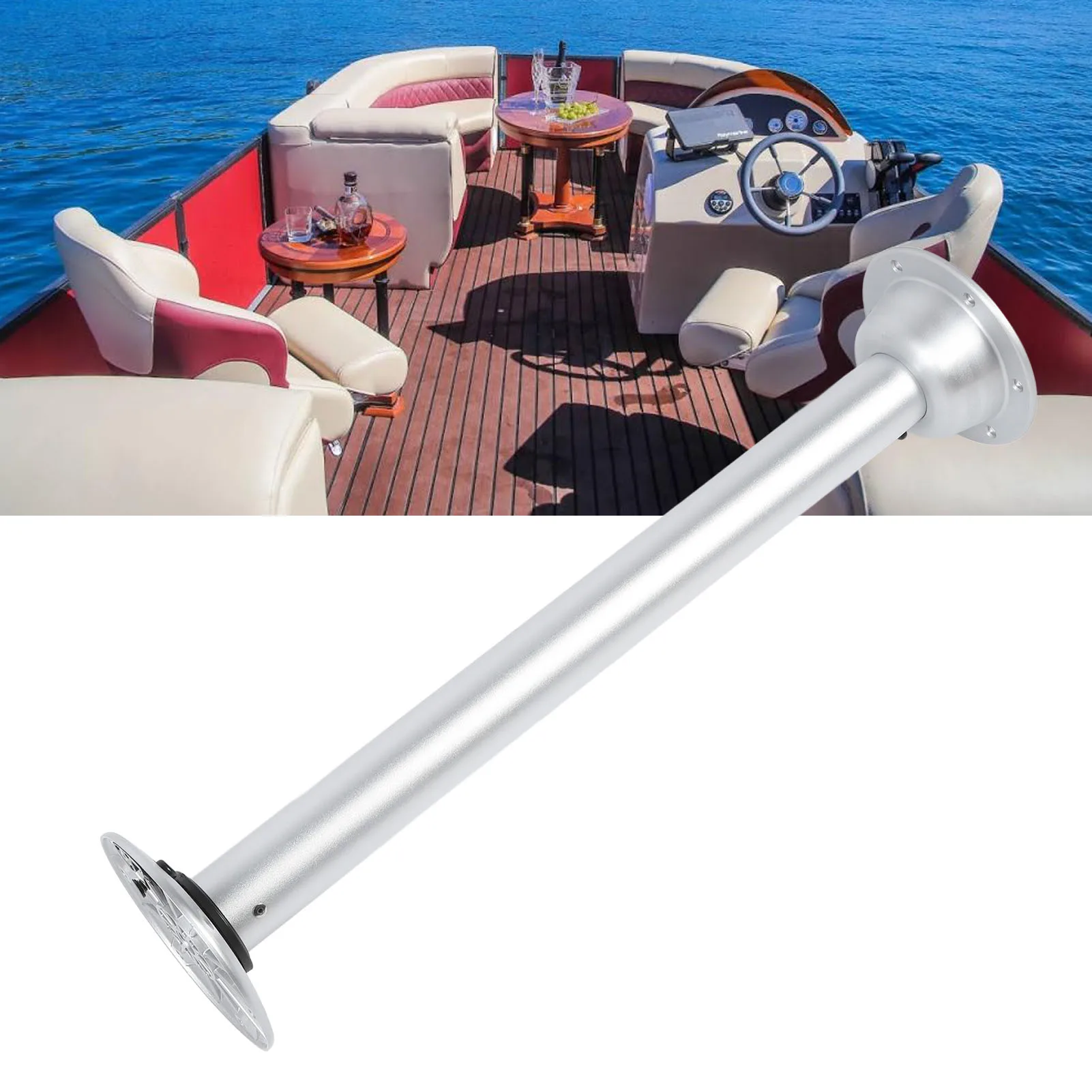 

Ножка стола для автофургона, 710 мм, анодированный из алюминиевого сплава, съемный прочный опорный кронштейн для обеденного стола на колесах, настольный аксессуар