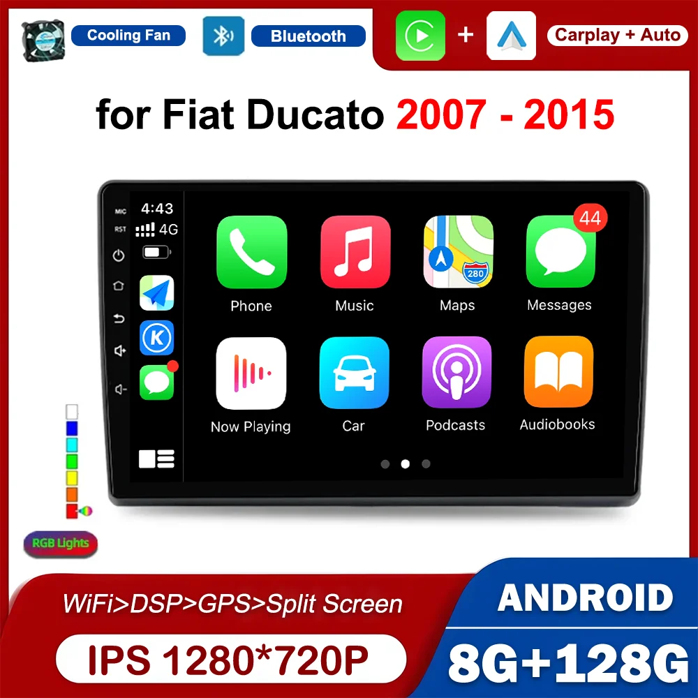 

Android Intelligent System GPS Navi 9 inch For Fiat Ducato 2007 - 2015 Bluetooth Android Auto Car Radio Video Multimedia Player