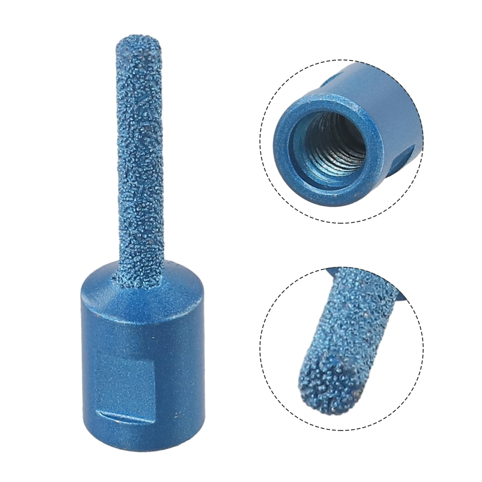 

Brand New Milling Cutting Blue Diamond Particles Efficient Performance M10 Thread 6/10/15mm For Stone Drilling