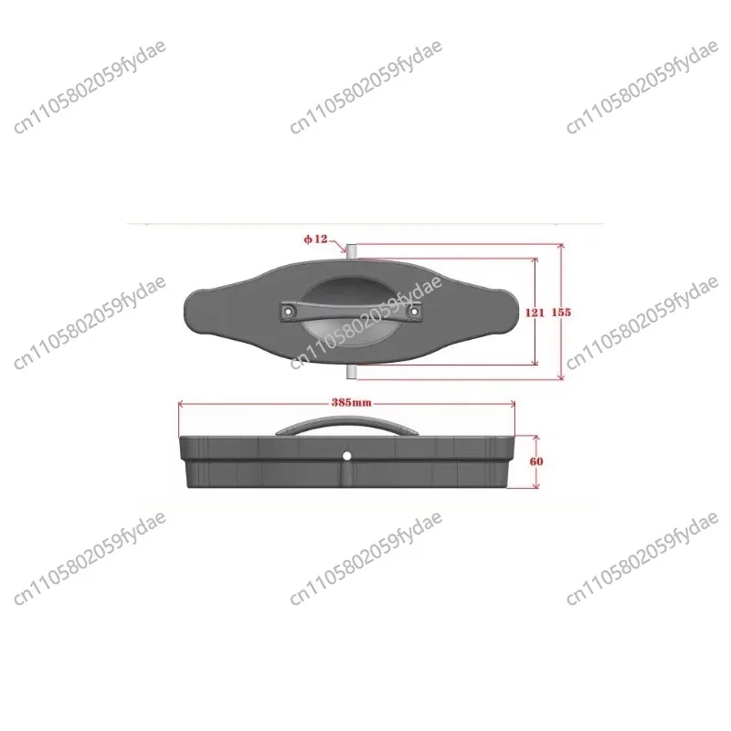 Plastic Foam Groove Cover, Pedal Drive Fixed Spare Parts, Kayak Accessories