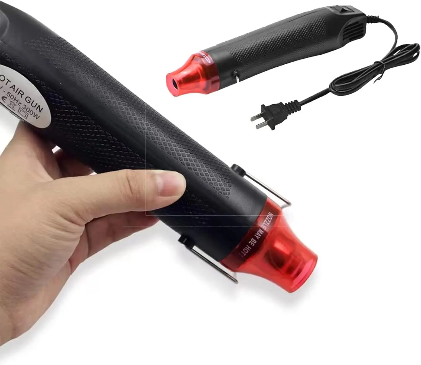 

300W Mini Heat Gun Dual-Temp 392°F & 662°F for Epoxy Resin, Crafts, Shrink Wrap