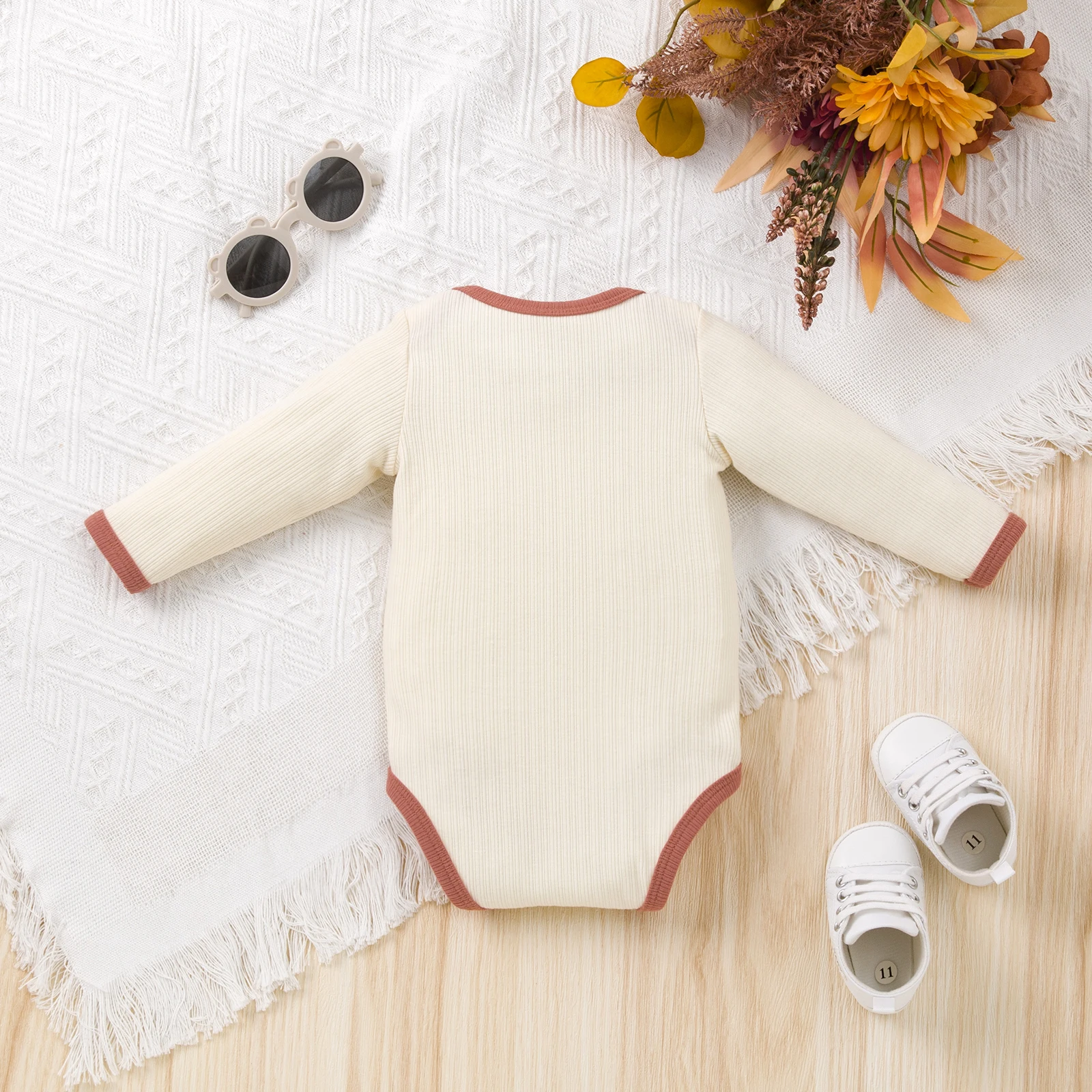 Newborn Baby Girls Boys Romper Onesies Clothes Babany bebe Infant Toddler Casual Soft Long Sleeve Romper Jumpsuit Tops 0-3 Years