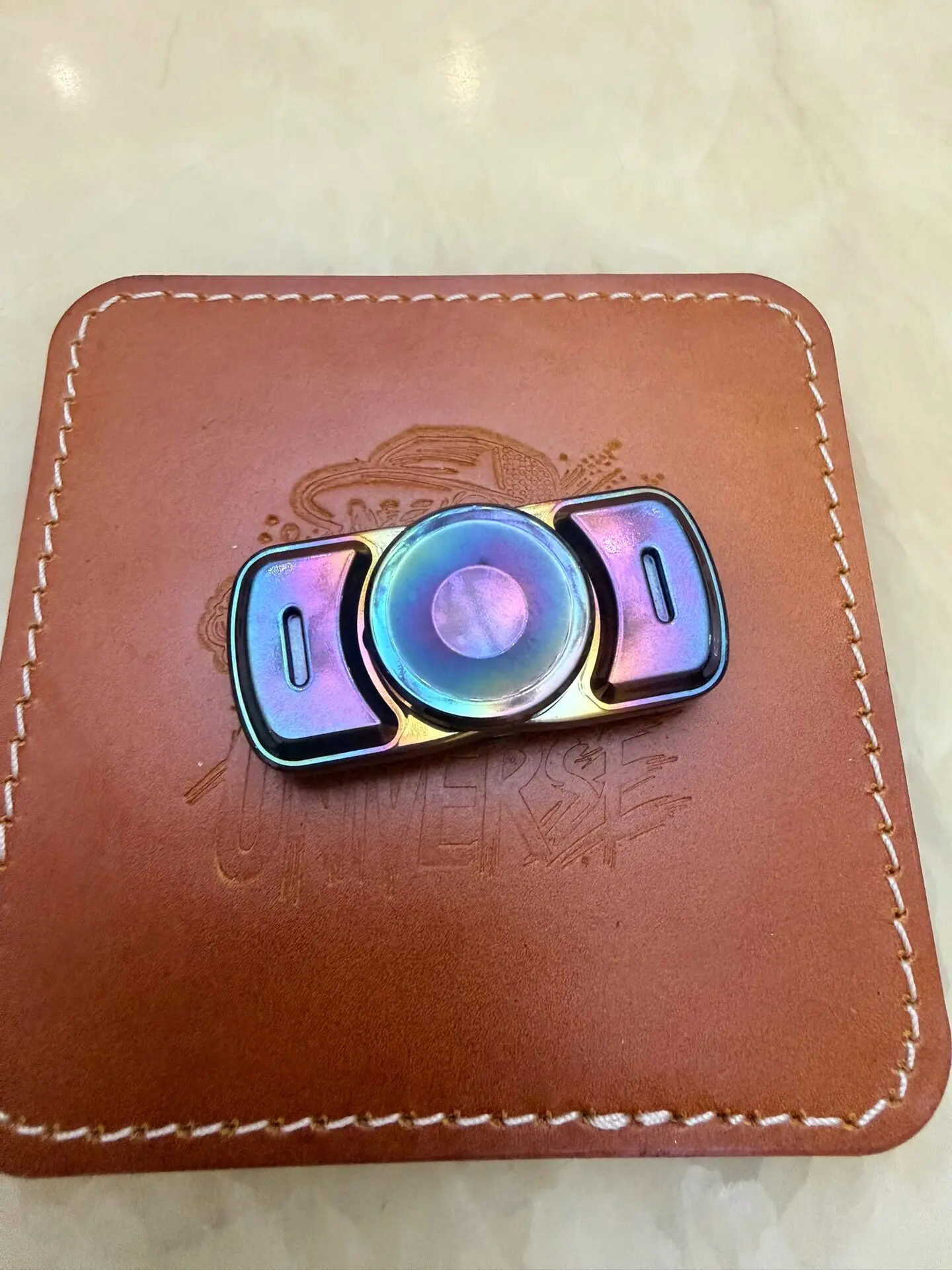 Used EDCVenom Gyro, Zirconium Color Sprocket Fidget Spinner