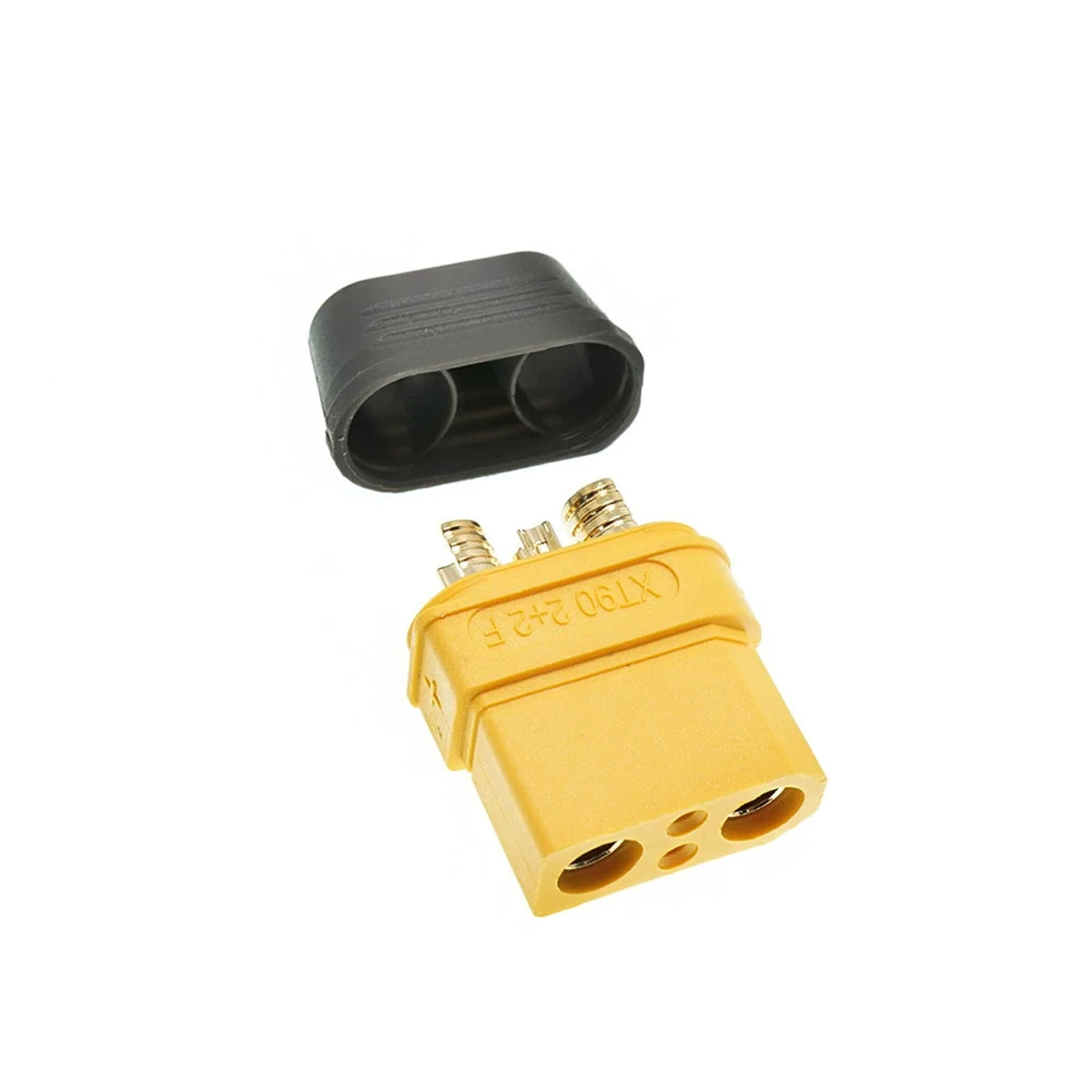 1/5set Gold Plated XT90 2+2Connector 45A Current With Signal Pin Male Female for RC Aircraft FPV Drone Lithium Battery Connector
