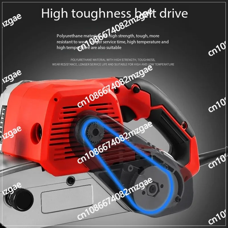 Industrial-Grade Portable Belt Sander | Compact Desktop & Handheld Sanding Polishing Machine for Woodworking and Home Use