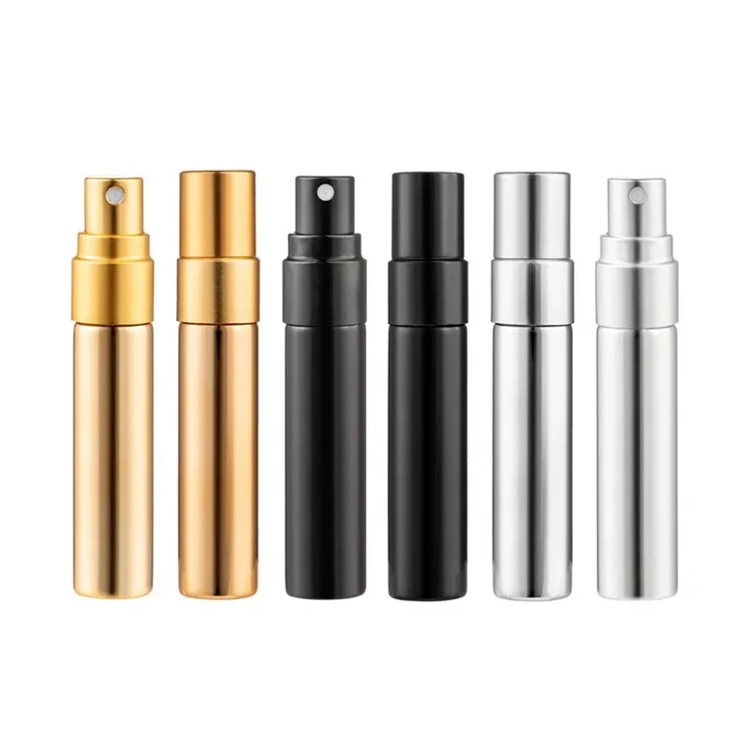 5/10ml Refillable Bottles Transparent Plastic Perfume Atomizer Mini Empty Spray Bottle Portable Travel Accessories Cosmetic Tool