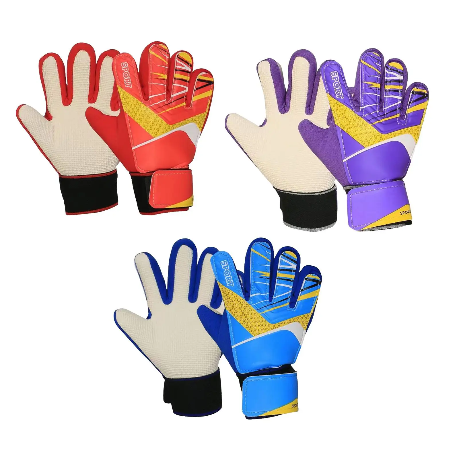 Adult Football Goalkeeper Gloves Sports Equipment Wear Resistant Protective Strong Grip Stylish Practical Durable Non Slip Mitts