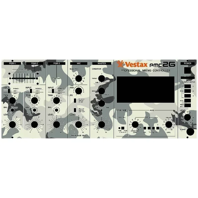 

Vestax pmc 26, маска для консоли Skin Mix, Vistar pmc-26, красочная нашивка, эксклюзивная по индивидуальному заказу