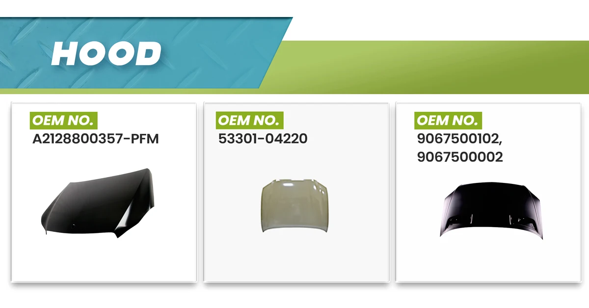 

Запчасти капота двигателя для Тайваня, высококачественный кузов автомобиля