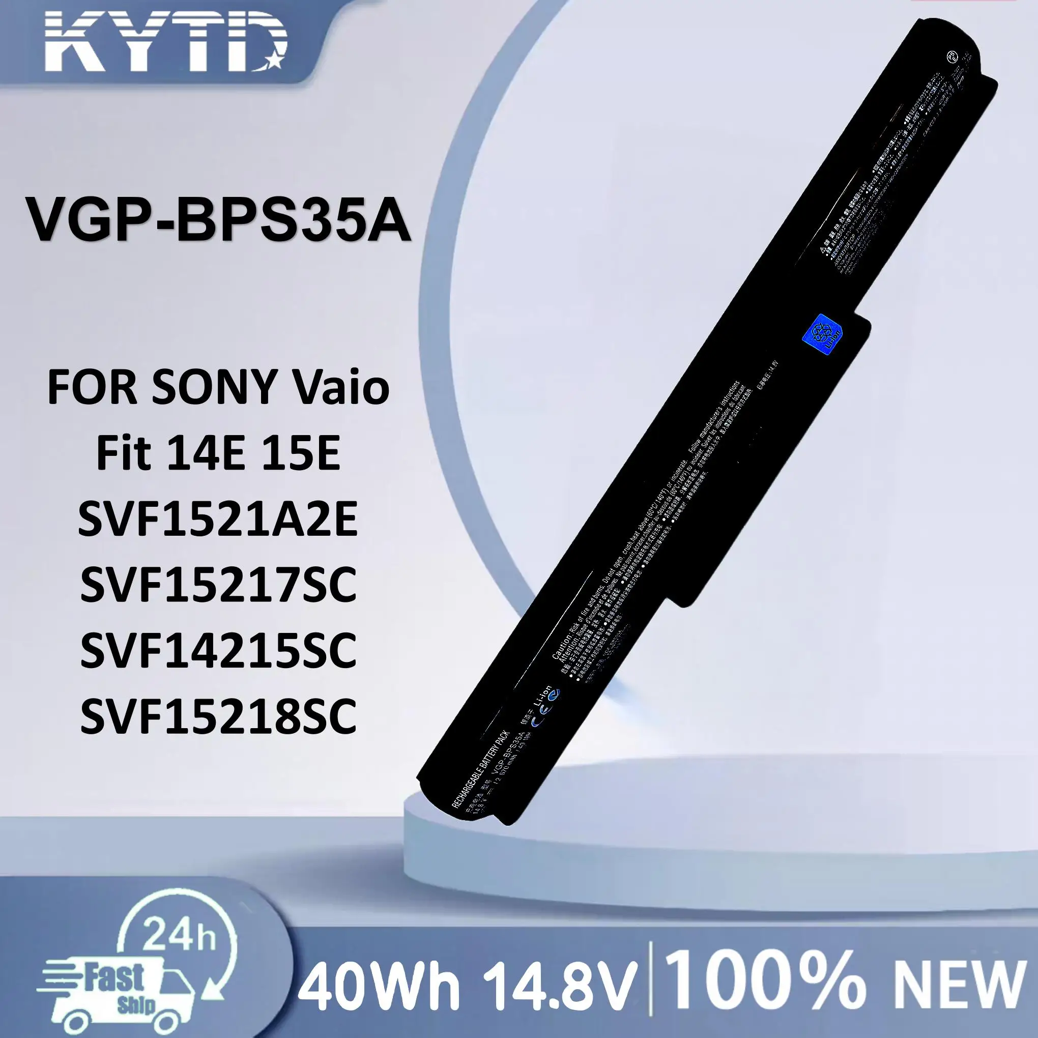 Batería KYTD VGP-BPS35A para SONY Vaio Fit 14E 15E SVF1521A2E SVF15217SC SVF14215SC SVF15218SC BPS35 BPS35A