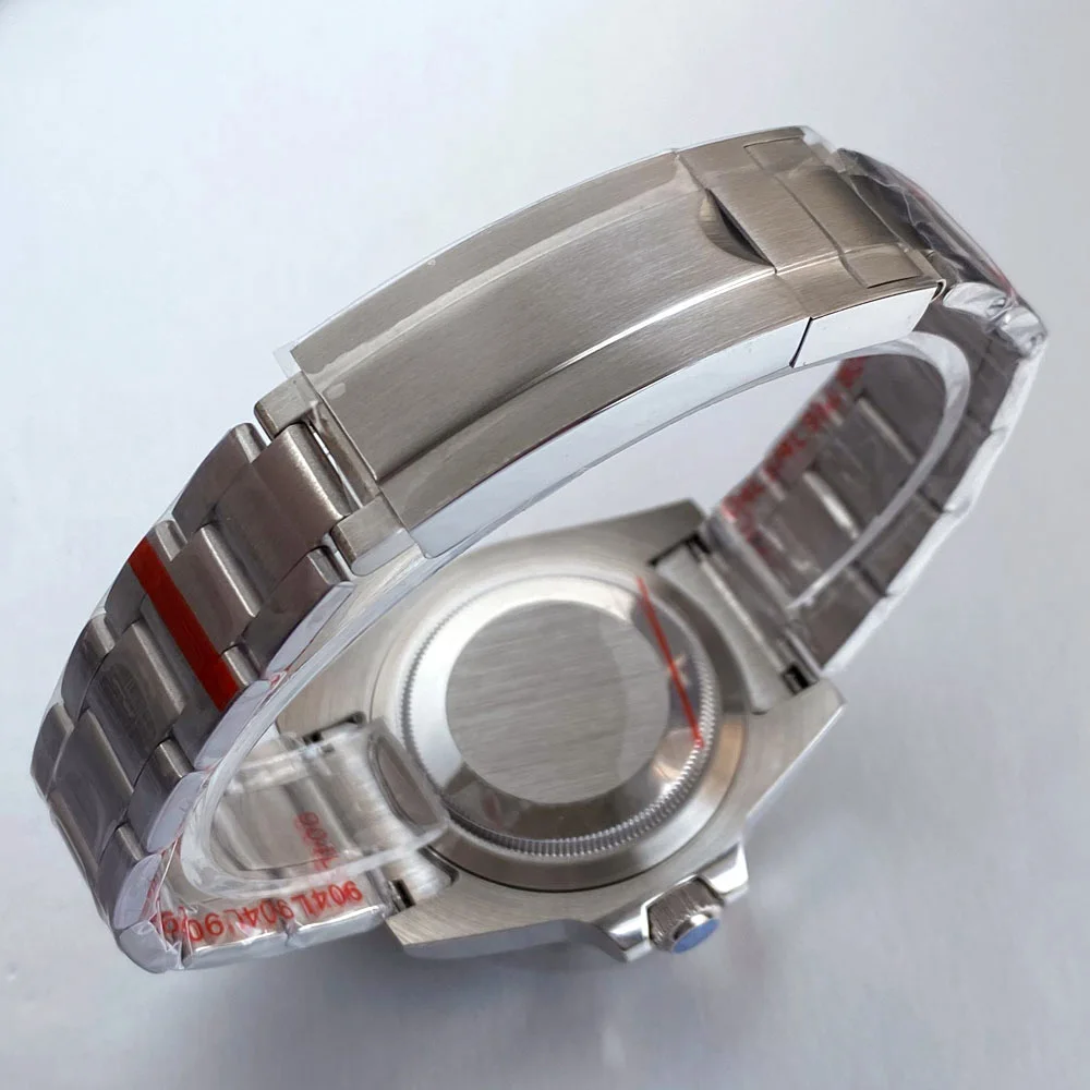 CUSTOM Tandorio ใหม่ 40 มม.NH34 การเคลื่อนไหวหรูหรากีฬาออกแบบผู้ชายอัตโนมัติ GMT นาฬิกากันน้ํา 100 M Sapphire Glass ญี่ปุ่น